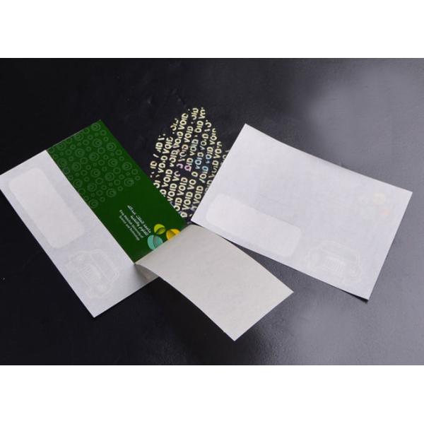 Customized warranty adhesive antifake peef off VOID sticker printing