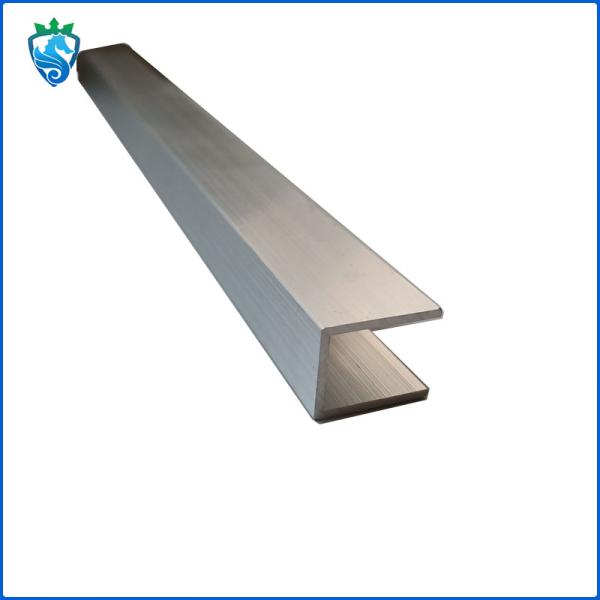 Quality Stair Aluminum Alloy Handrail Profile Glass Track Balcony Trough for sale