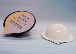 China Plastic Small Container Pods For Facial Cleansing Fluid In Round Bottom Shape on sale