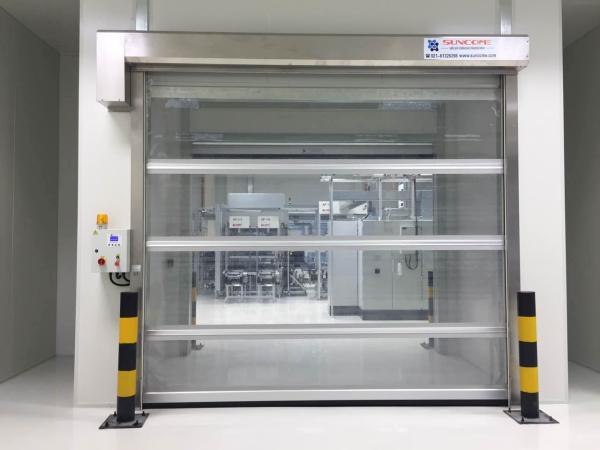 Quality Durable External Industrial High Speed Door With Shoulder Protection for sale