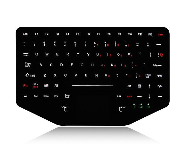 Quality Rugged Illuminated  Backlit EMC Keyboard Vandal Proof And Waterproof for sale