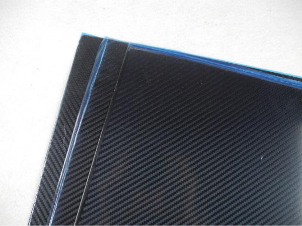 Quality Multi-axle vehicle Sheets Of Carbon Fiber 3K Twill Glossy 2.5mm thickness for sale