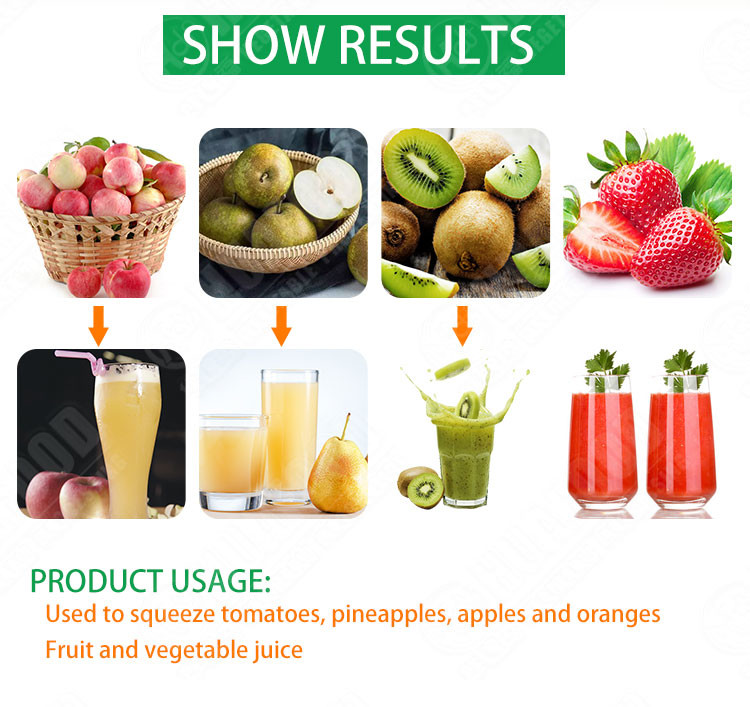 Ginger Apple 1.1kw Sugar Cane Juicer Extractor