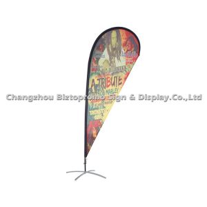 Promotional Flags And Banners , Durable Teardrop Flags Custom