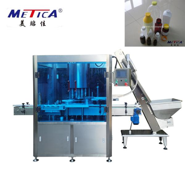 Quality 8000BPH Plastic Automatic Oil Bottle Capping Machine Rotary Type High Speed for sale