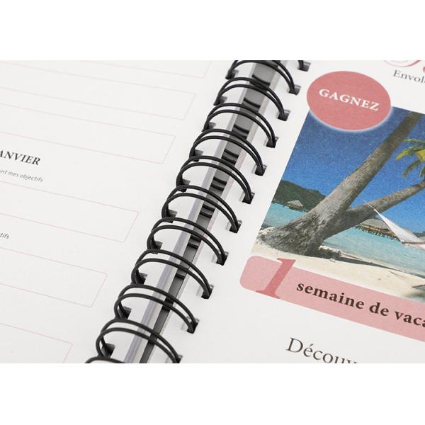 A5 Plastic Matte Soft Cover Notebook Journal / Diary With Spiral Binding