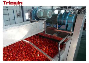 China 220V/380V Small Scale  Tomato Paste Processing Line With Sorting Section on sale