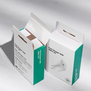 Buy cheap Recycable Foldable Packaging Paper Box For Charger Lightning Cable product
