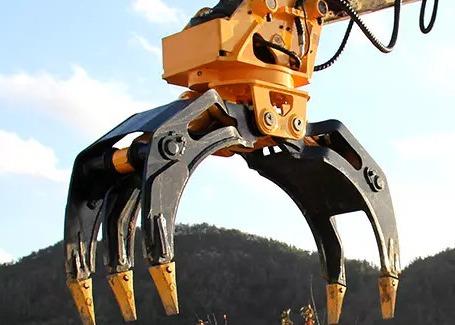 Quality 2-40 Ton Excavator Rotating Grapple 1000-2200mm Opening Width for sale