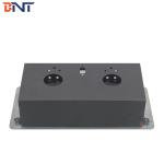Office multimedia built in desk power data table socket box