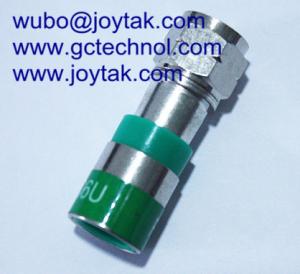 Buy cheap F Compression Connector F Conn For RG6U Coax Cable Security Cameras connectors product