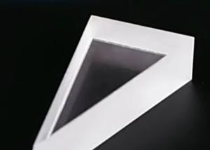 Clear Synthetic Sapphire Crystal , Thin Strip Custom Sapphire Glass