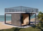 Fast Assemble Prefabricated Containers Support Customization Seaside Villa