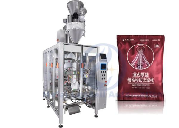 Quality Gusseted Bag Vertical Form Fill Seal Machine , VFFS Bagging Machine With Auger Filler for sale