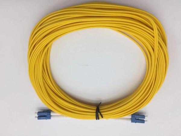 Quality 2.0-15m Single Mode Fibre Patch Leads , LC LC Duplex Patch Cord 100% Tested for sale