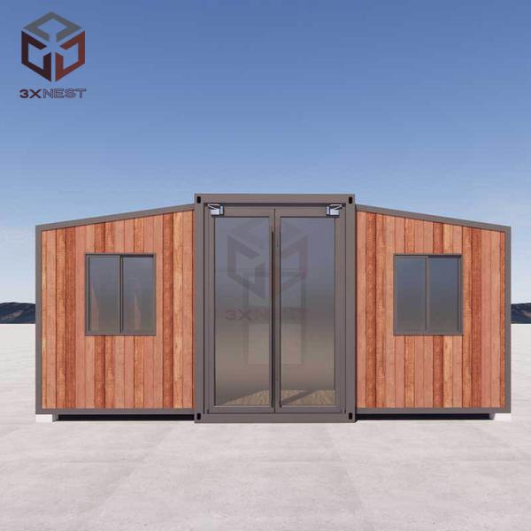 Quality Foldable Modular Collapsible Container Homes Fireproof Mobile Living Space for sale