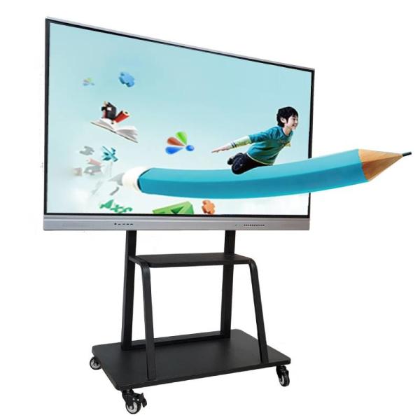 Infrared Interactive Whiteboard QR Code Sharing Muilt Touch 50 Touch Point Mordern Design Interactive Flat Panel Display