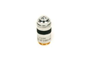 China Iris Objective 100X Microscope Objective With Better Clarity on sale