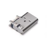 UJC-VP-3-SMT-TR USB 2.0 Type C Socket 6Pin SMD Vertical Through Hole SMT