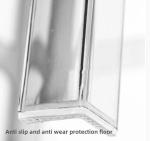 Transparent Clear Acrylic Bar Stools Stackable Plastic Bar Stools With Backs