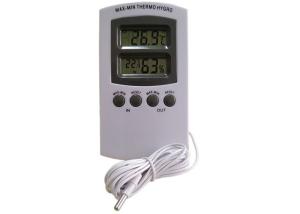 China 1 ℃ Accuracy Digital Hygro Thermometer , Digital Temperature Humidity Meter Thermometer on sale