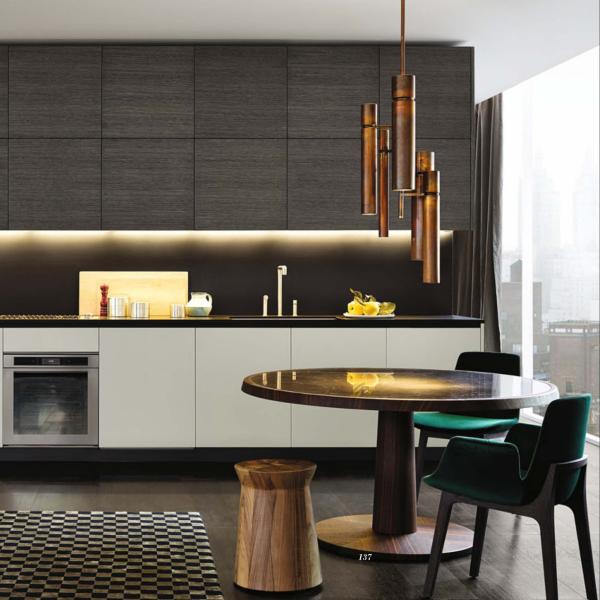 2200MM Modern Modular Kitchen Cabinets Granite Cabinet Tops Kitchens CAD Design