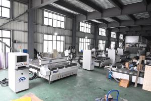 Buy cheap Vacuum Table Sign Making CNC Router With ATC Oscillating Cutter 9KW Italy HSD Spindle product