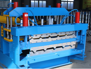 Double Layer Roof Tile Roll Forming Machine