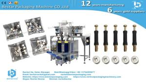 Buy cheap Cam lock screw hardware fittings automatic counting packaging machine with manual feeding table product