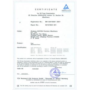 SHANGHAI BELIEVE INDUSTRY CO., LTD Certifications
