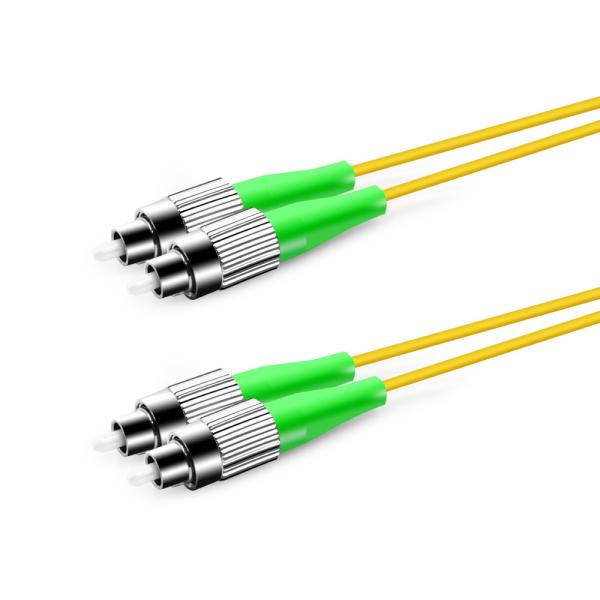 Quality SM 9/125 Zipcord Simplex Fiber Optic Patch Cord FC APC For FTTH FTTB FTTX Network for sale