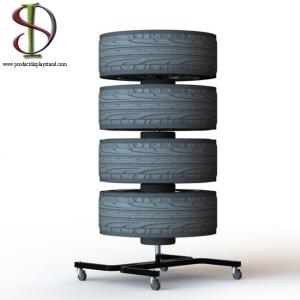 China Garage Rolling Oem Tire Storage Rack For Automobile Repair Factory on sale
