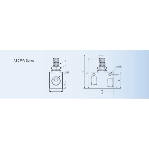 ASC Series Accurate Air Flow Control Valve With Black Body 0 ~ 0.95 MPA