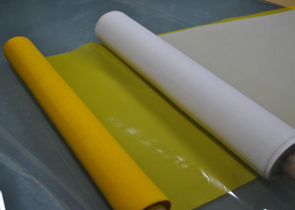 Quality 365cm Width Silk Screen Printing Mesh Fabric With 380 Count , Weaving Type for sale