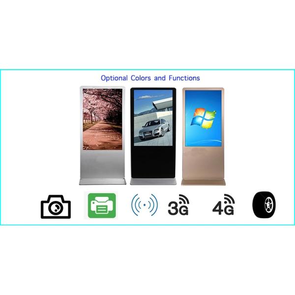 Indoor Totem Interactive Touch Screen Kiosk 43 Inch Mall Panel Advertising Touch Screen