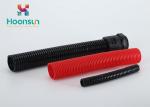 Plastic Corrugated Flexible Hose Pipe , Flexible Cable Conduit For Wire