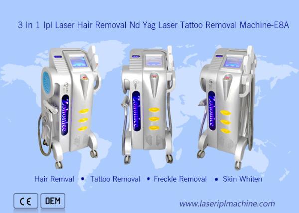 Quality RF Face Lifting / Wrinkle Removal E-light 4 in 1 Multi Function Beauty Equipment for sale