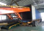 Mobile Container Dock Ramp With Hydraulic Retractable Support Leg