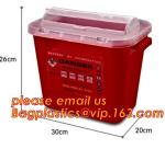 Medical Plastic Disposable Wall Mounted Un3291 Sharp Container, Disposable