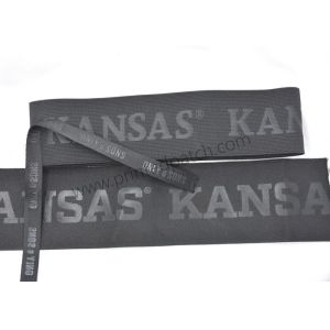 Buy cheap High Frequency Embossed Jacquard Elastic Band Wide Customized Logo product