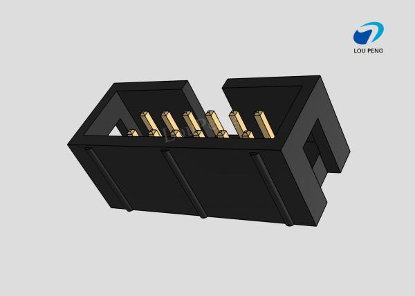 Quality IDC Header connector, PCB Mount Receptacle, Board-to-Board, 2x6 Position, 2.0mm Pitch, Gold Flash, vertical，DIP for sale
