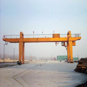 Buy cheap Double Beam Rail Mounted Container Gantry Crane Type MG product