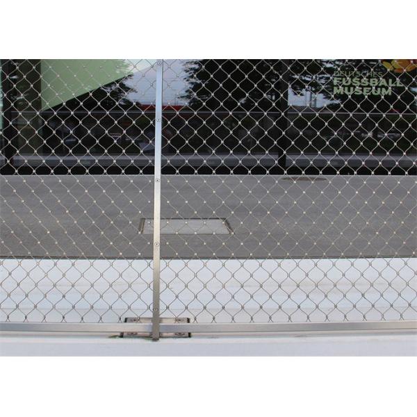 Flexible Inox Wire Mesh Cable 3.0mm Metal Wire Mesh Panels For Staircase Railing