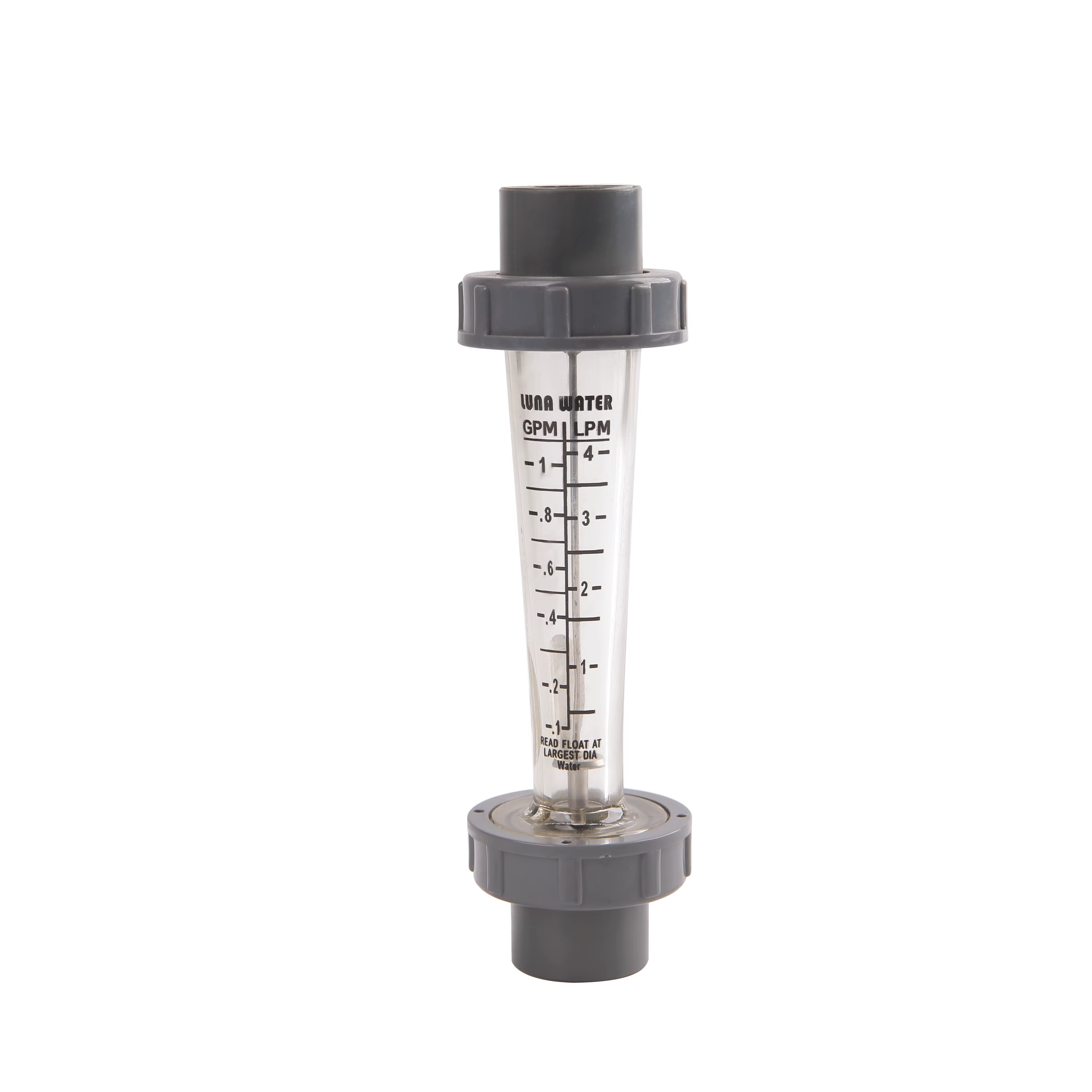 Plastic Flow Meter Rotameter Float Type PC/PSU/AS For Water Treatment