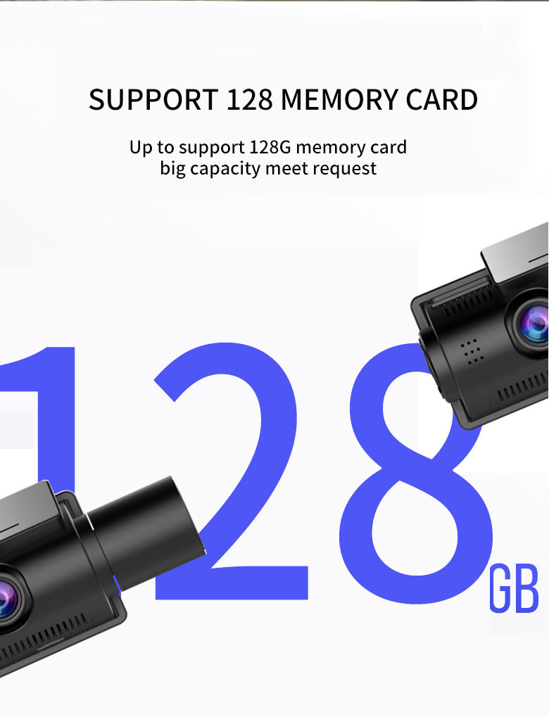 WDR 4K Dash Camera Loop Recording Smart Mini Carcam WiFi APP Control