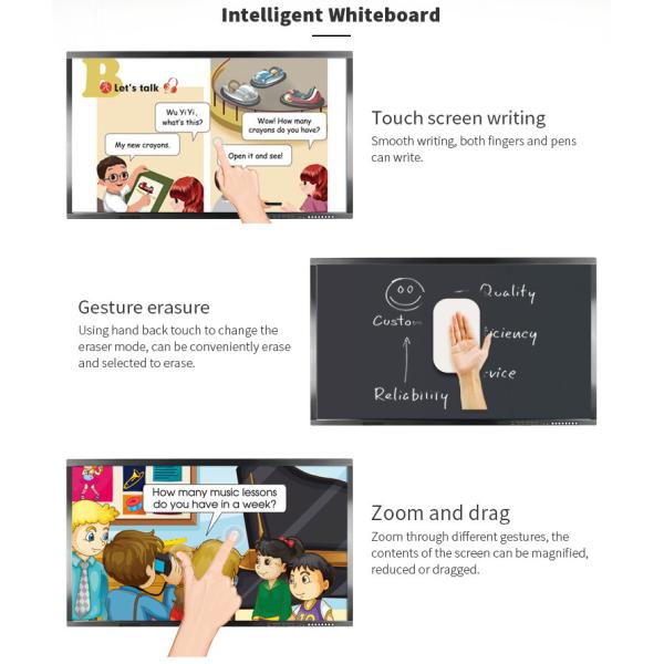 ​School Teaching Smart Interactive Whiteboard All In One Conference Interactive Whiteboard