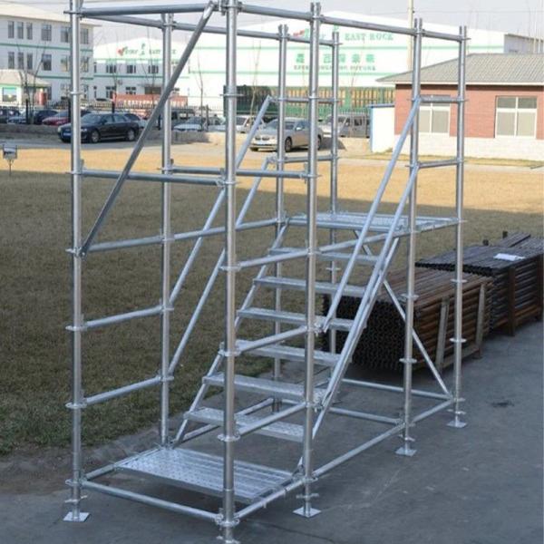 Ringlock Scaffolding Hot-Dip Galvanized For Big Projects RingLock System Scaffolding