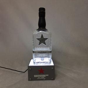 Whisky Alcohol Display Acrylic Bottle Glorifiers LED Light Base