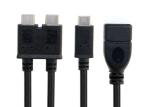 Dual Type C USB Data Cable Robust EMI Performance For 13 Inch Macbook Pro