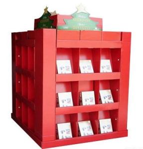 China BWPD2019016 Cardboard  Christmas Greeting cards Displays  corrugated board pallet display on sale